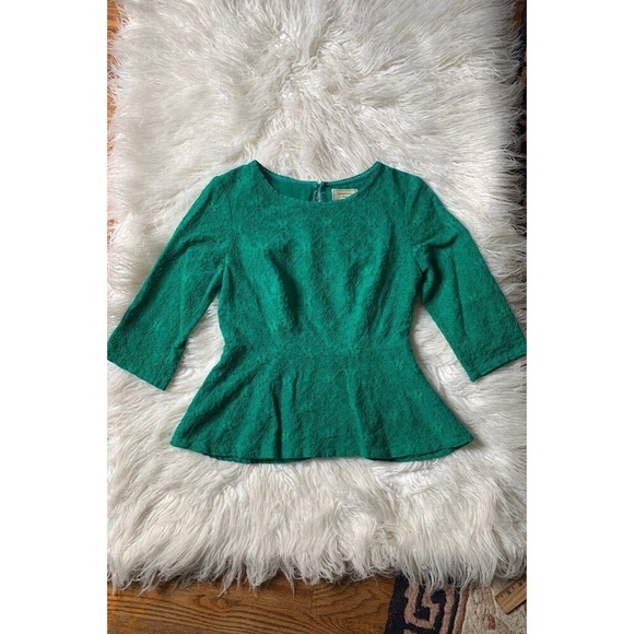 Anthropologie Peplum Top - Picture 2 of 9